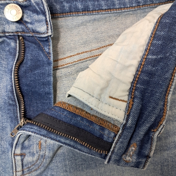 Madewell The 90s Knee-Length Capri Jeans 28R Retro Pockets Cayer Wash - Picture 9 of 16